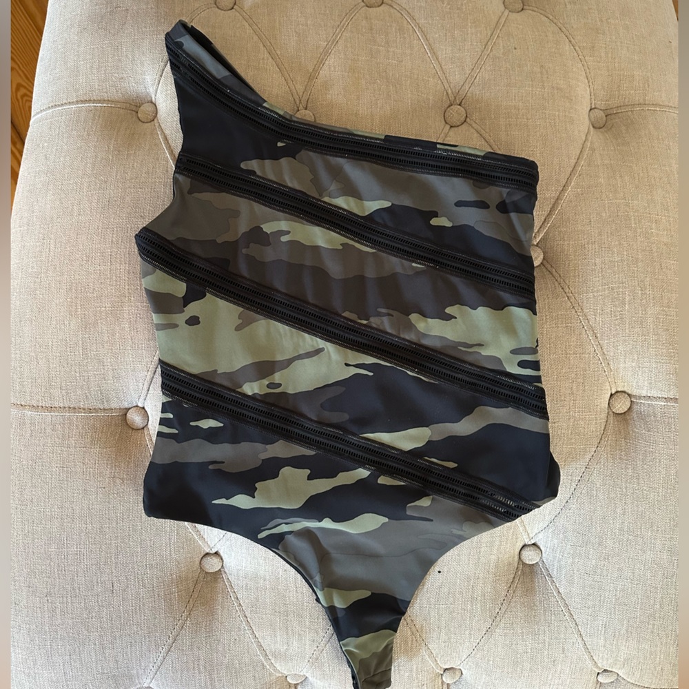 Camo Victorias Secret Sport Thong Bodysuit